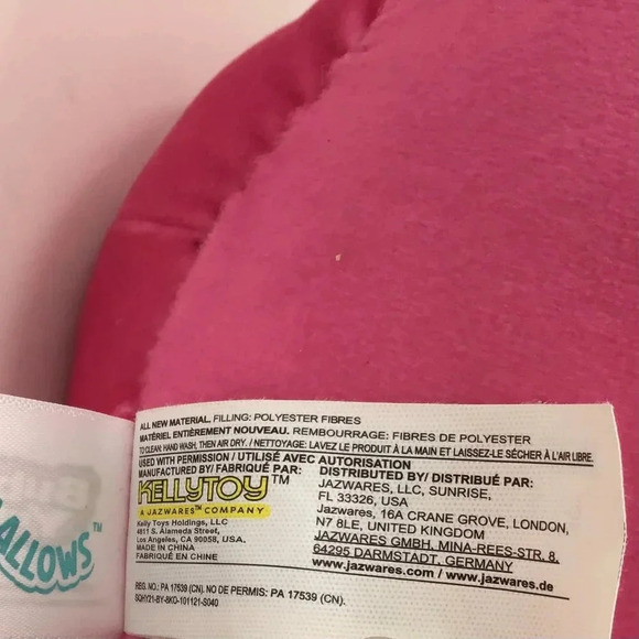 Squishmallows Angelie The Koala' Bubble Yum Gum Candy Squad Pink Pastel Plush - Picture 9 of 10